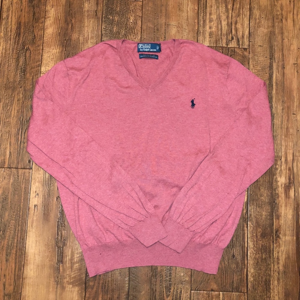 Ralph Lauren V-neck Sweater Medium